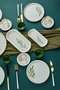 Hermia Juego de Desayuno Botanic 23KH - Green